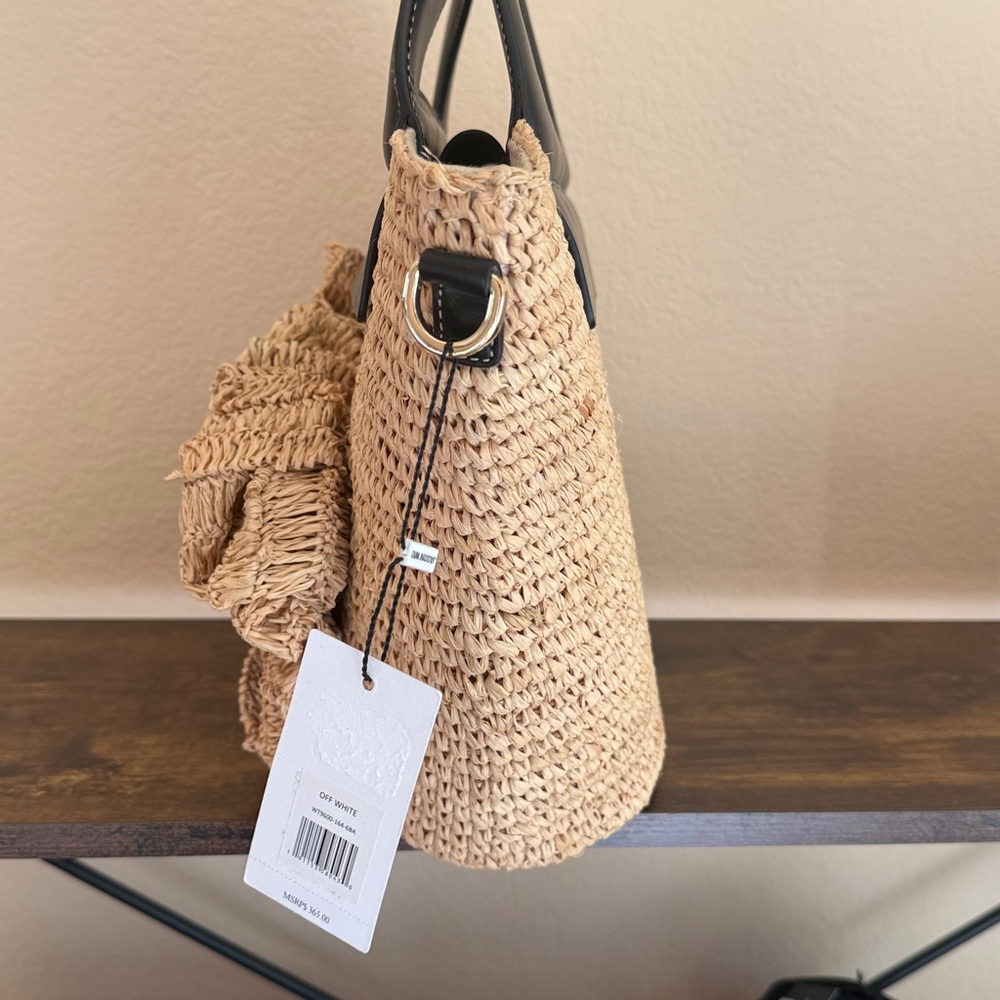Jason Wu Flower Straw Tote Bag - Picture 2 of 12